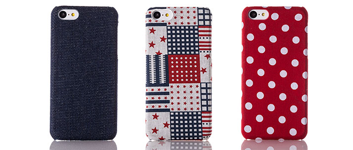 ファブリックカバーセット for iPhone 5c(販売終了)