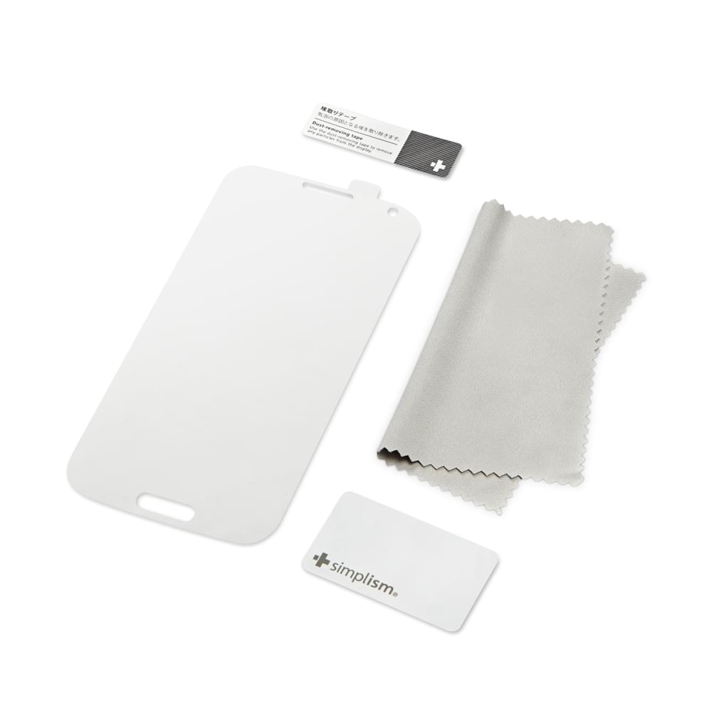 液晶保護フィルムセット for Galaxy S4 反射防止 - 画像 (4)