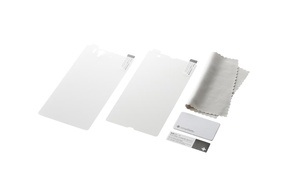 自己治癒&バブルレス ダブルフィルムセット for XperiaZ 光沢 - 画像 (3)