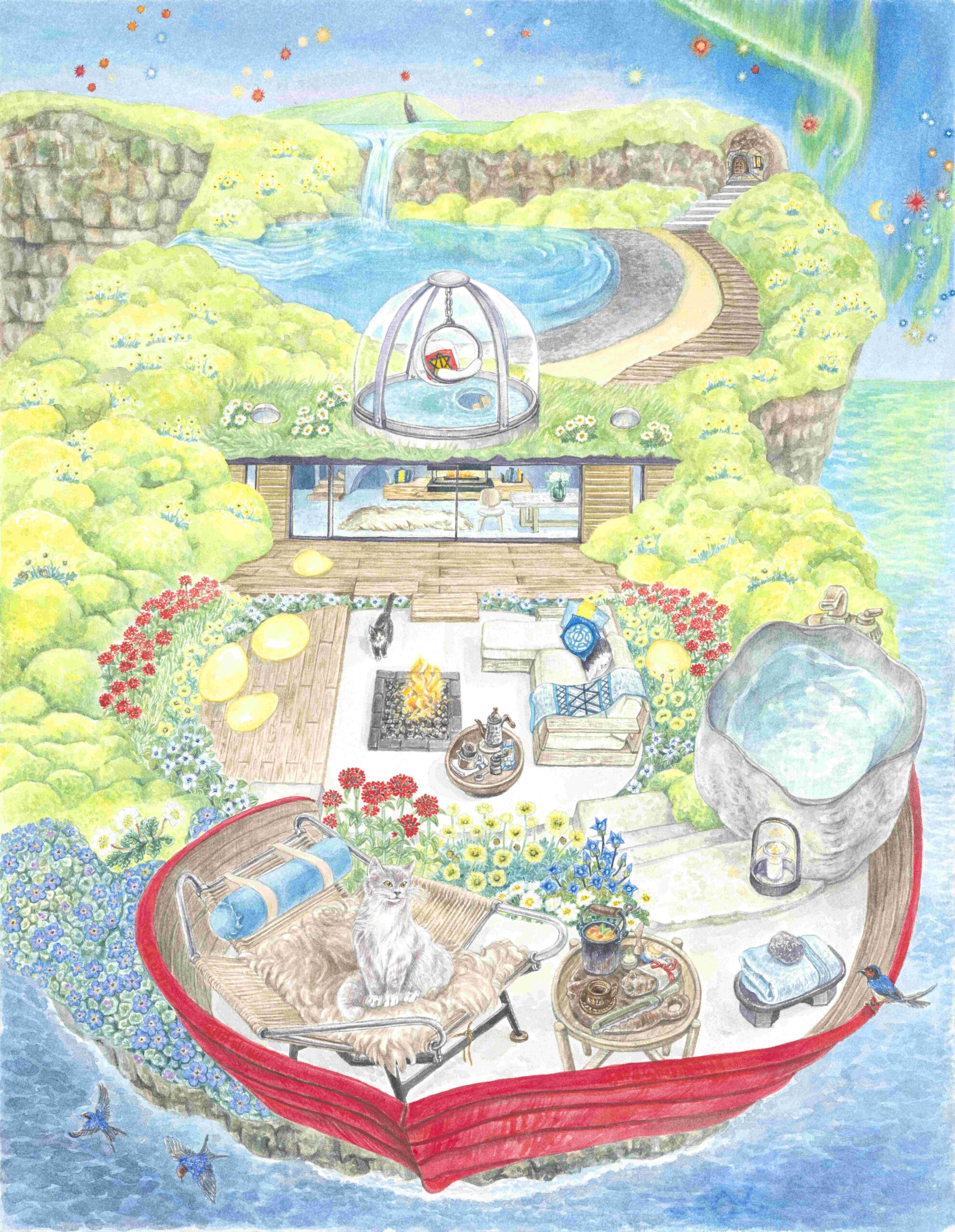 アイスランド・クリフ・ガーデンIsland Cliff Garden-Type A #01