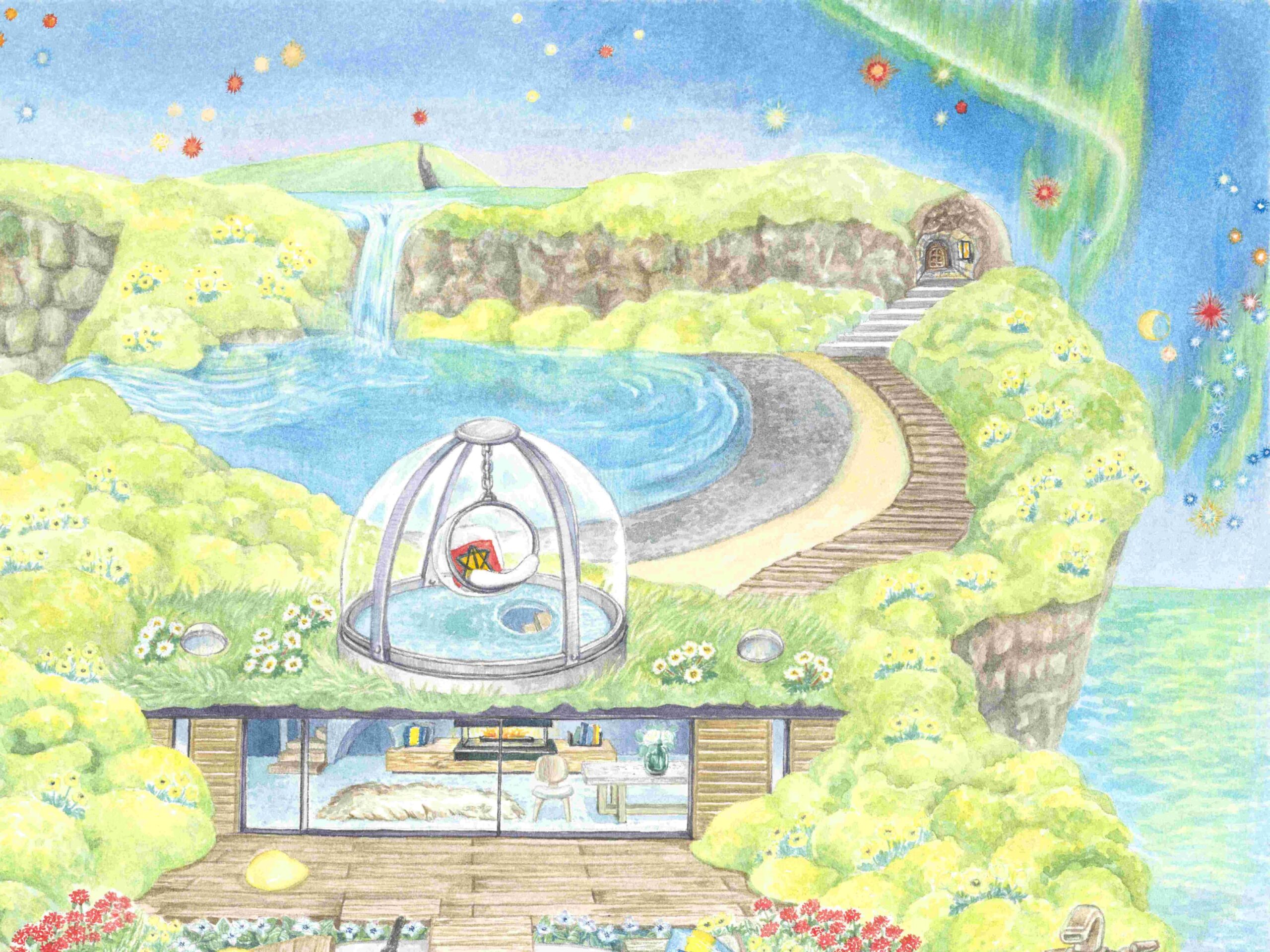 アイスランド・クリフ・ガーデンIsland Cliff Garden-Type A #01 - 画像 (3)